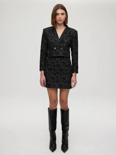 Chaqueta de color negro  