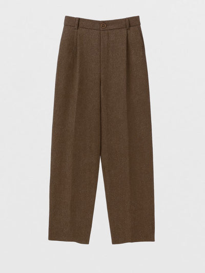 Pantalón de traje marrón