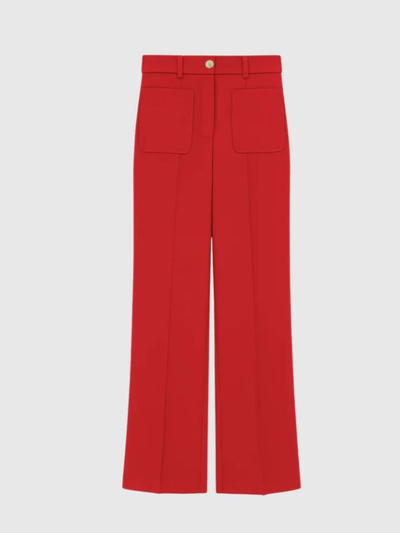 Pantalones rojos de traje