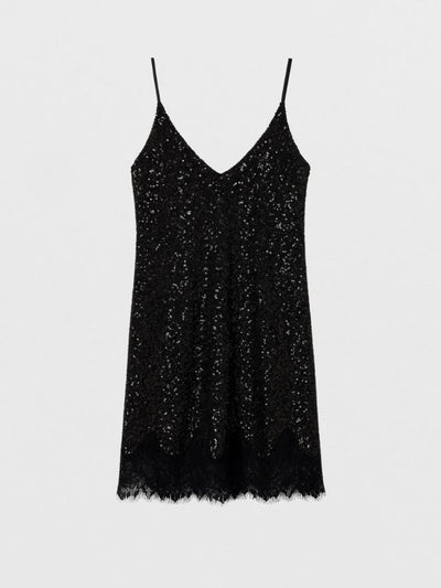 Vestido de lentejuelas negro